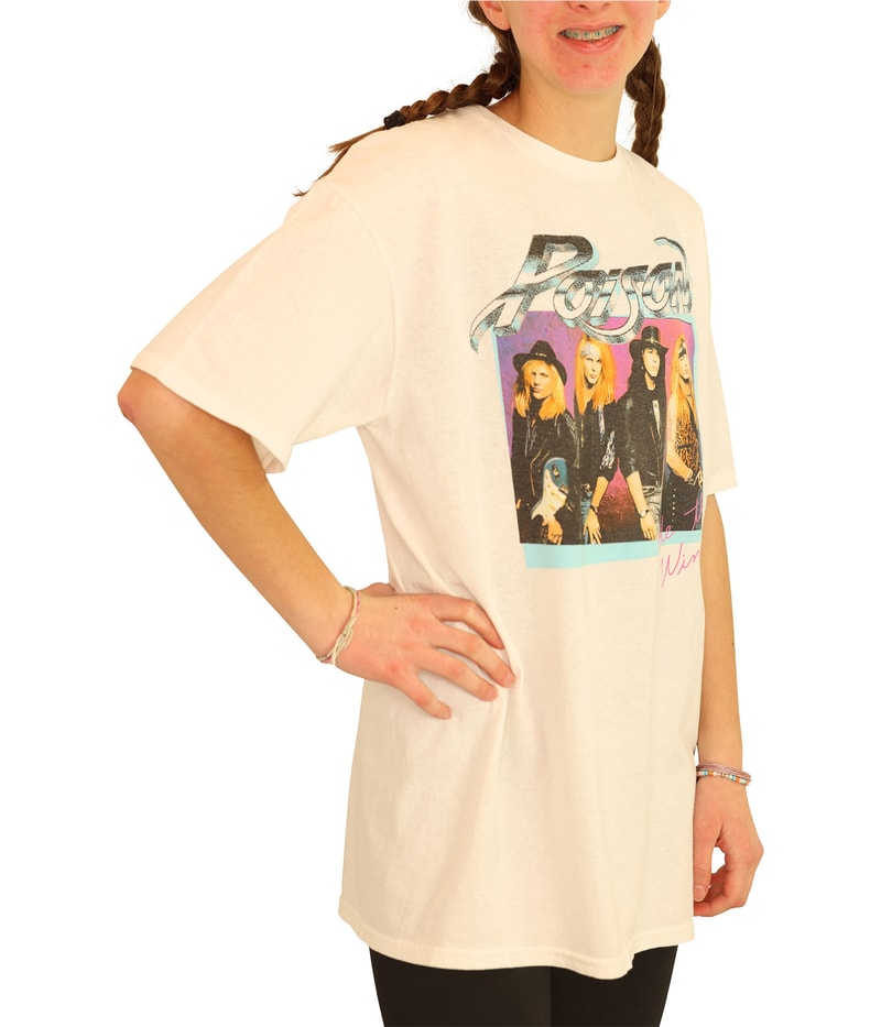 Junk Food Womens Poison Ride The Wind Graphic T-Shirt