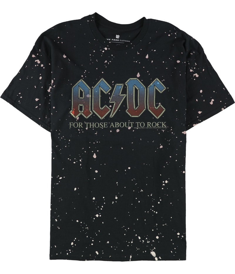 Junk Food Mens AC/DC For Those About To Rock Graphic T-Shirt