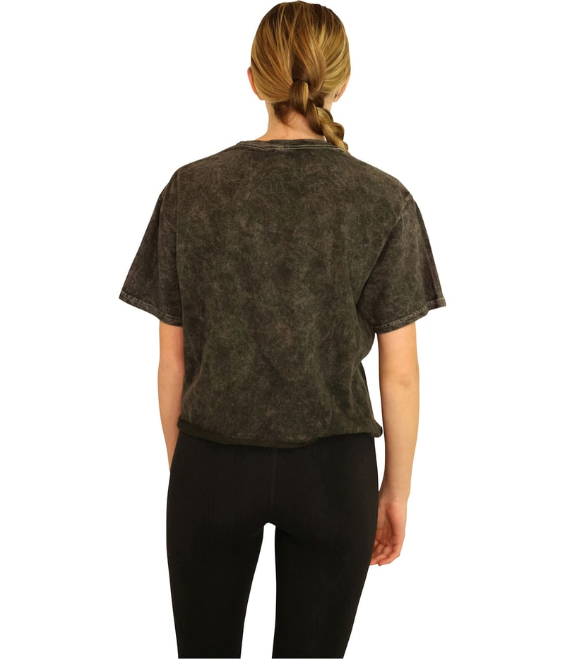 Junk Food Womens Jimi Hendrix Cropped Graphic T-Shirt