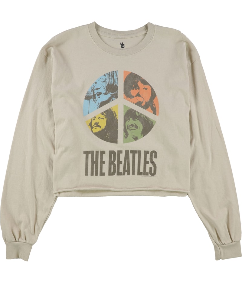 Junk Food Womens The Beatles Peace Sweatshirt