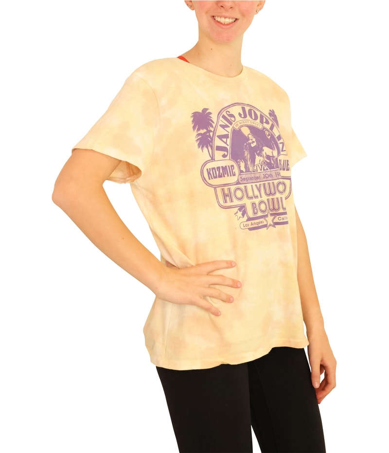 Junk Food Womens Janis Joplin Live Graphic T-Shirt