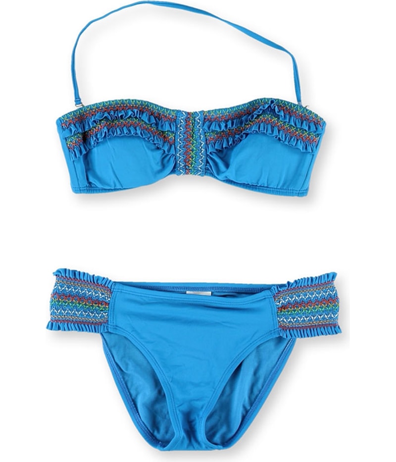 Lucky Brand Womens Fiesta Basic Fit 2 Piece Bandeau