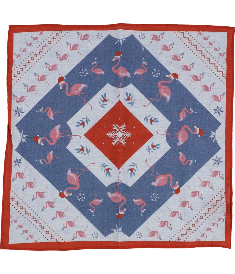 bar III Mens Flamingo Pocket Square