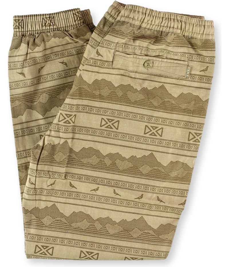 Staple Mens The Kalahari Cuff Straight Leg Casual Pants