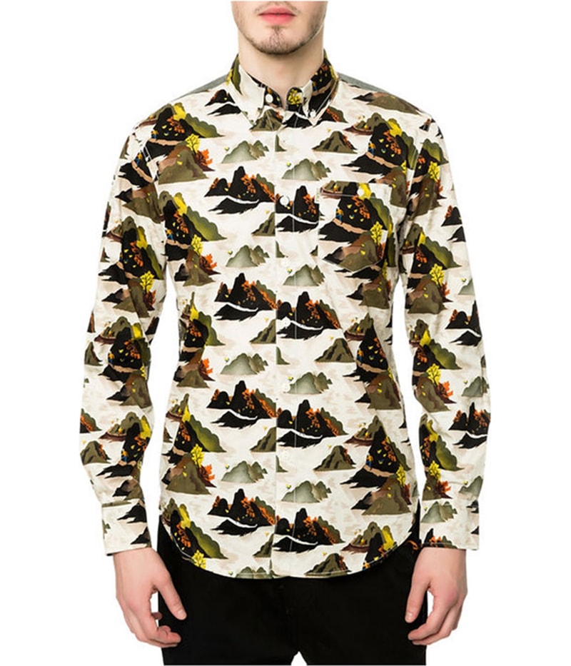 Staple Mens The Militech LS Button Up Shirt