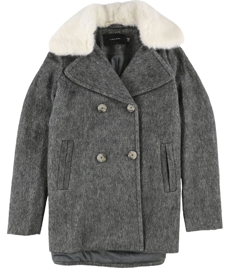 Tahari Womens Wool-Blend Coat