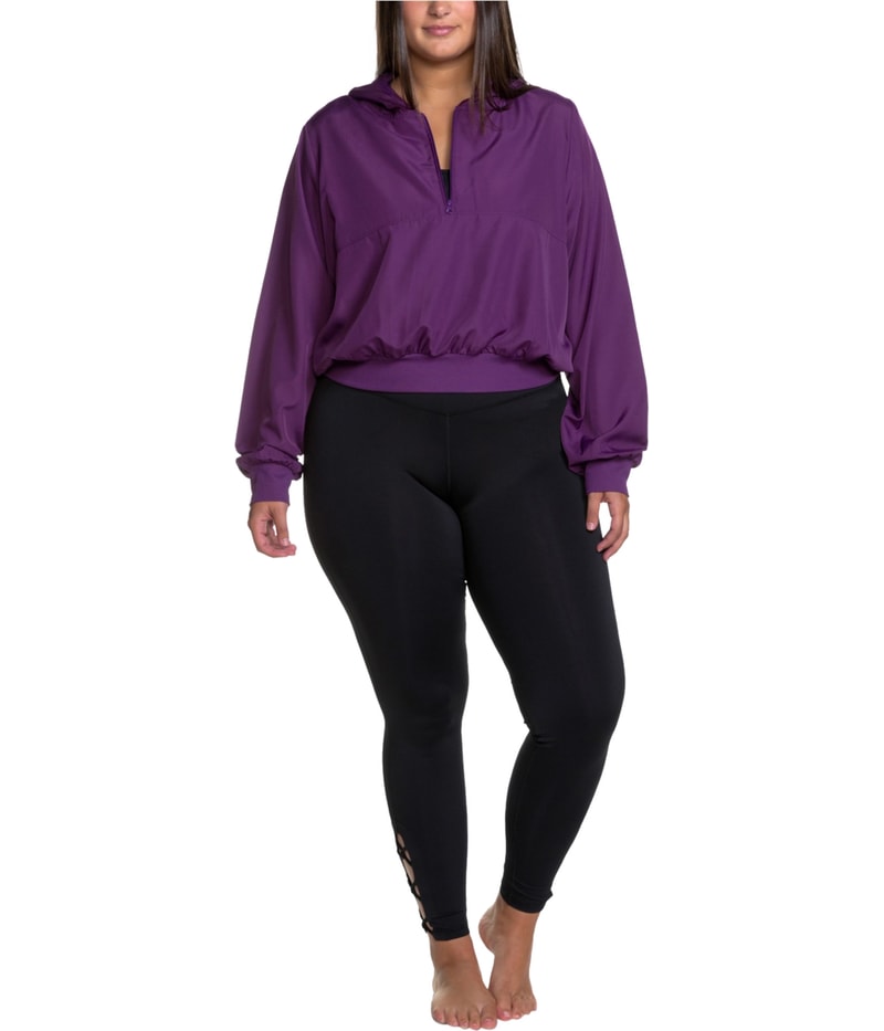 Soffe Womens Hooded Cropped Jacket