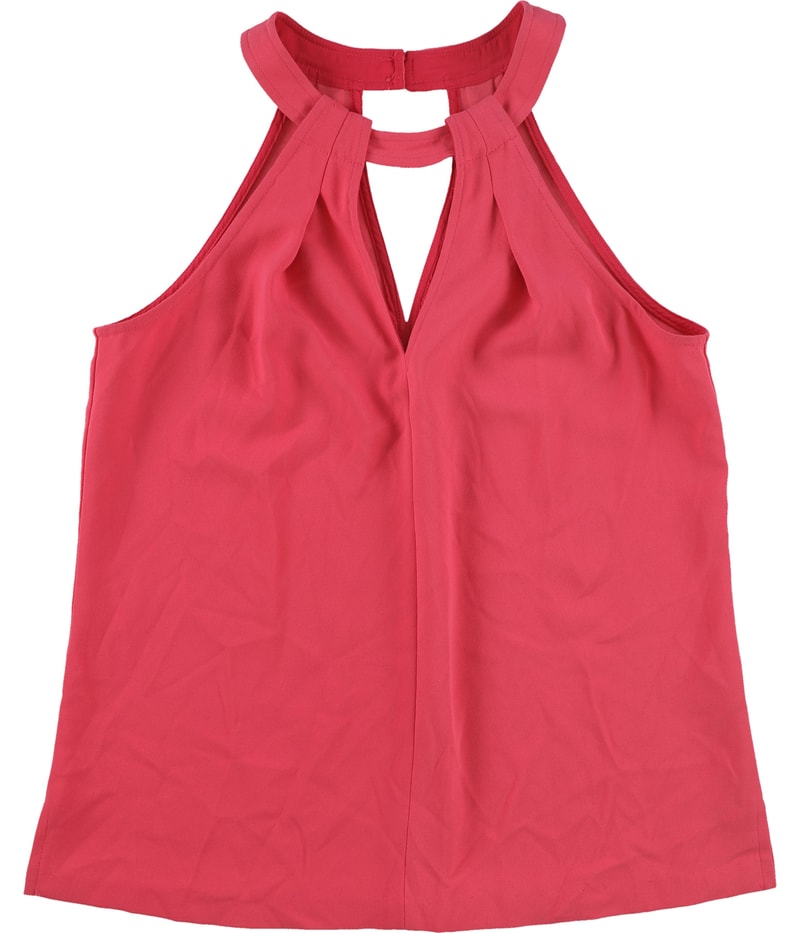 Trina Turk Womens Sleeveless Halter Top Shirt