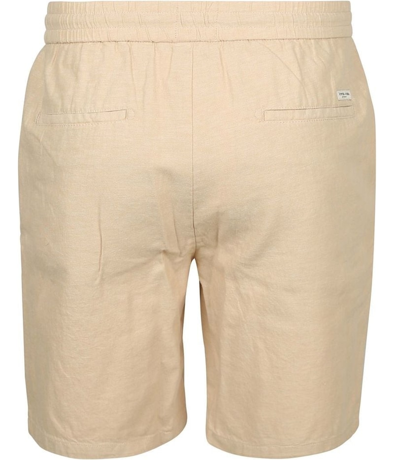 Scotch & Soda Mens Drawstring Linen Casual Walking Shorts