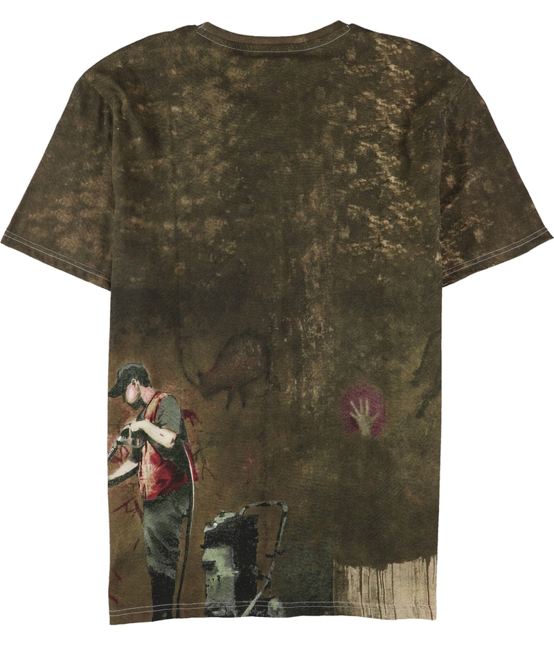 Elevenparis Mens Cave Cleaner Graphic T-Shirt