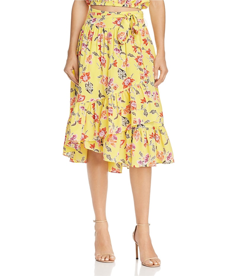Joie Womens Hand Dyed A-line Skirt