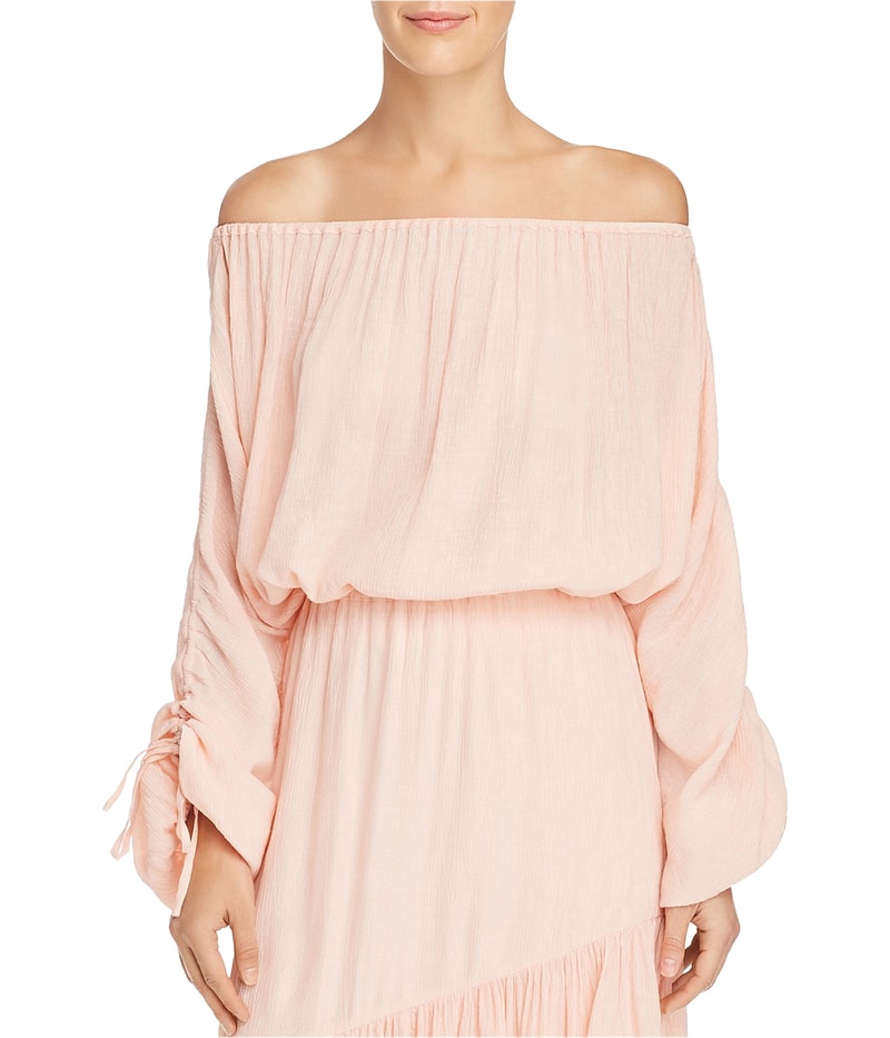 Joie Womens Textured Peasant Blouse