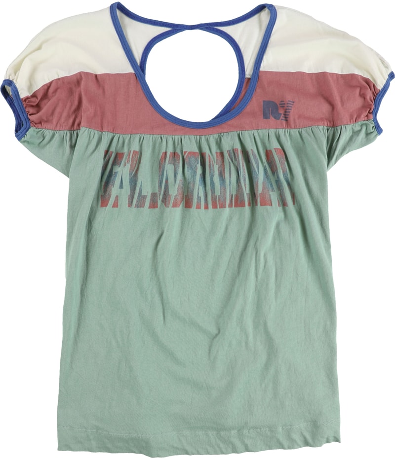 Rebel Yell Womens Florida Baby Doll Blouse