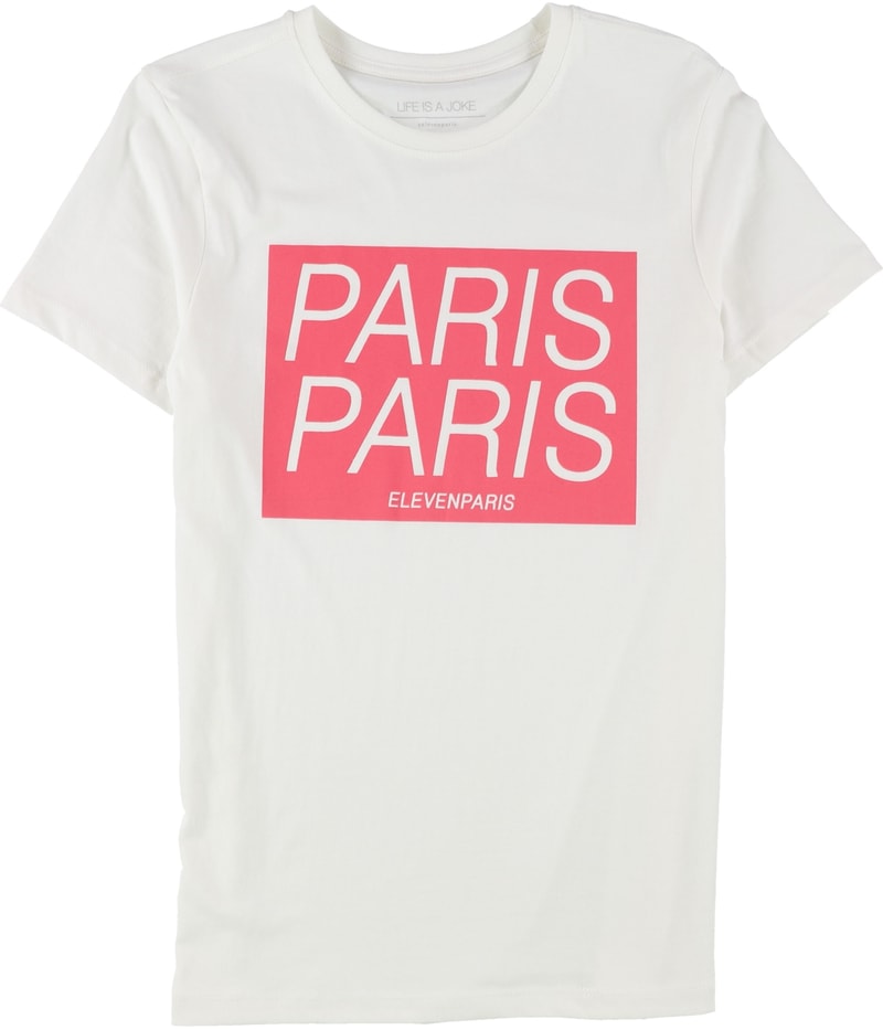 Elevenparis Womens Box Logo Graphic T-Shirt