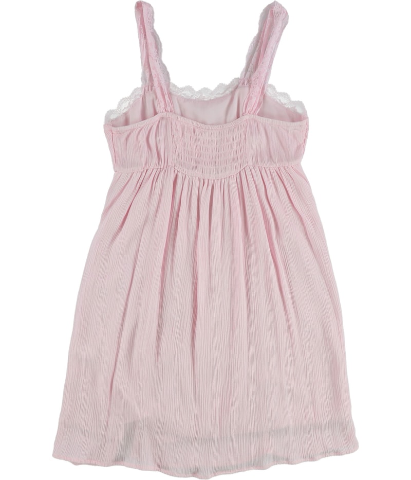 Self E Womens Lace Trim Baby Doll Dress