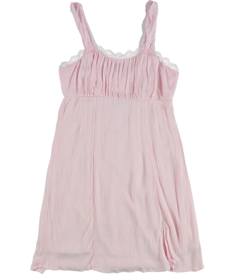 Self E Womens Lace Trim Baby Doll Dress