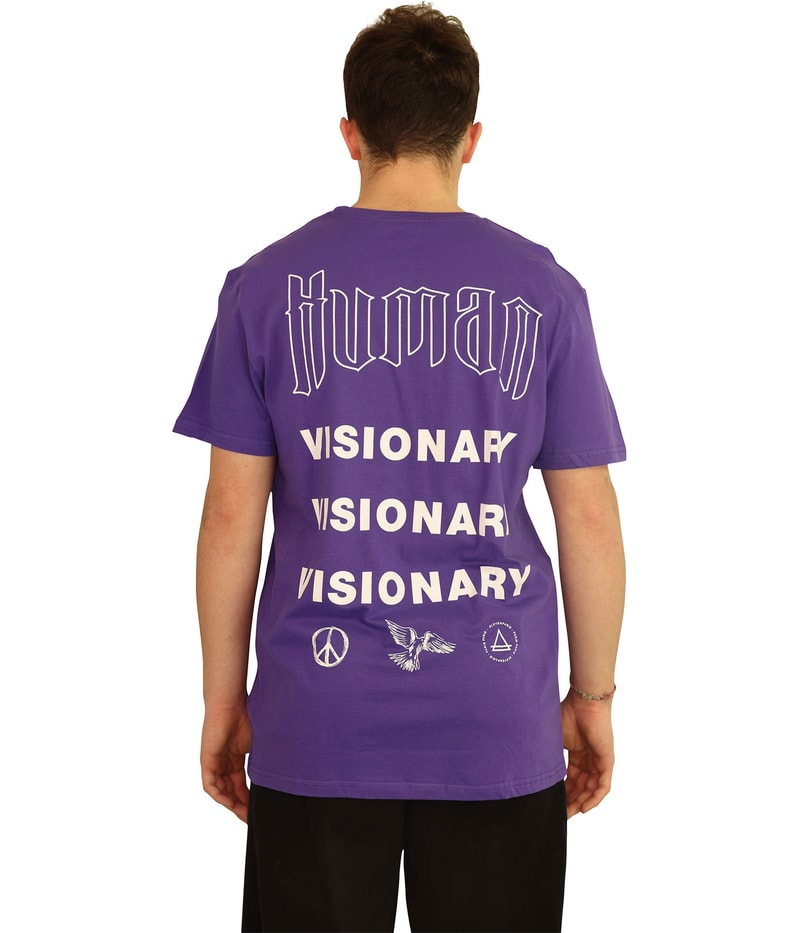 Elevenparis Mens Human Graphic T-Shirt