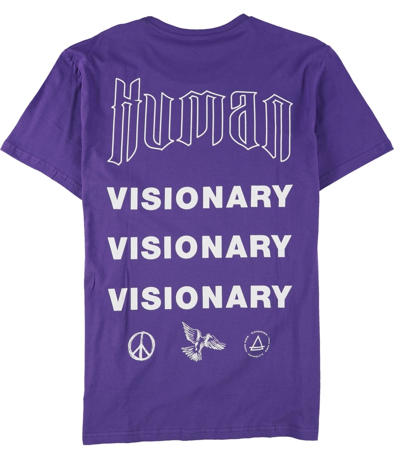 Elevenparis Mens Human Graphic T-Shirt