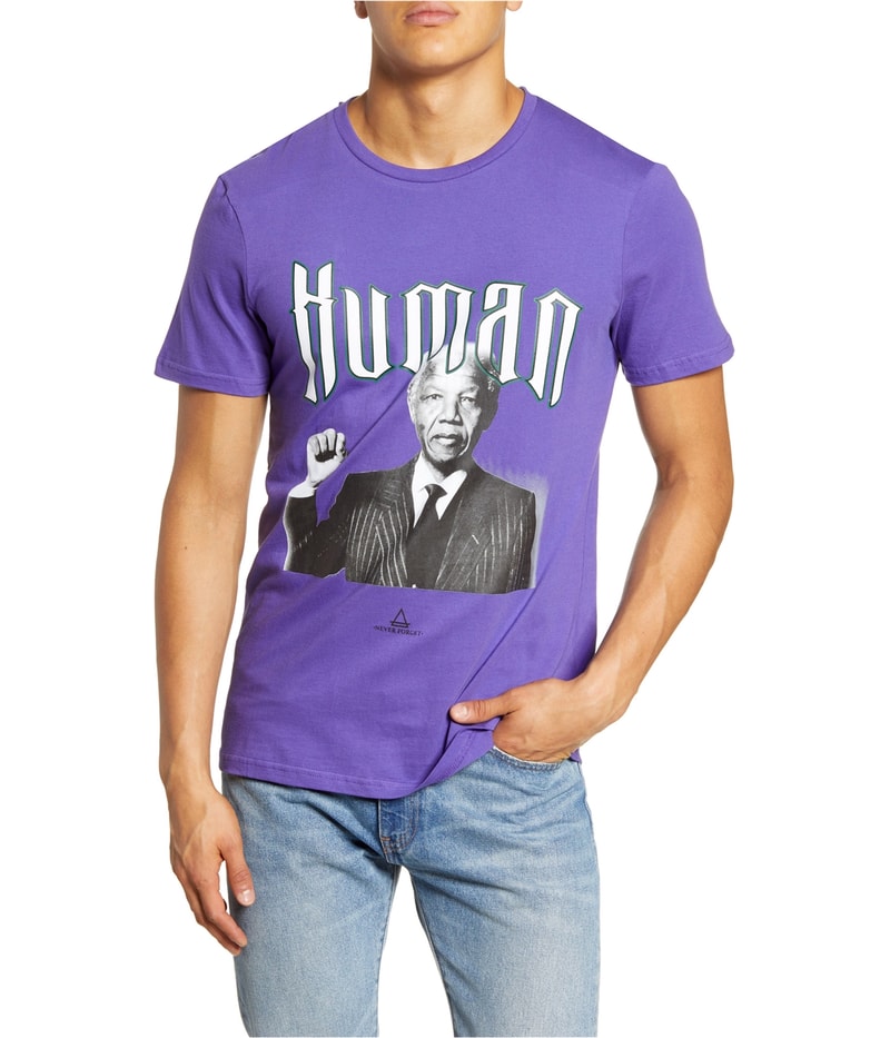 Elevenparis Mens Human Graphic T-Shirt