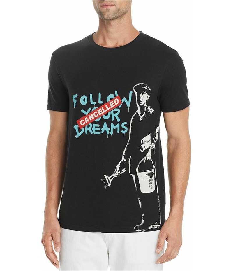Elevenparis Mens Follow Your Dreams Graphic T-Shirt