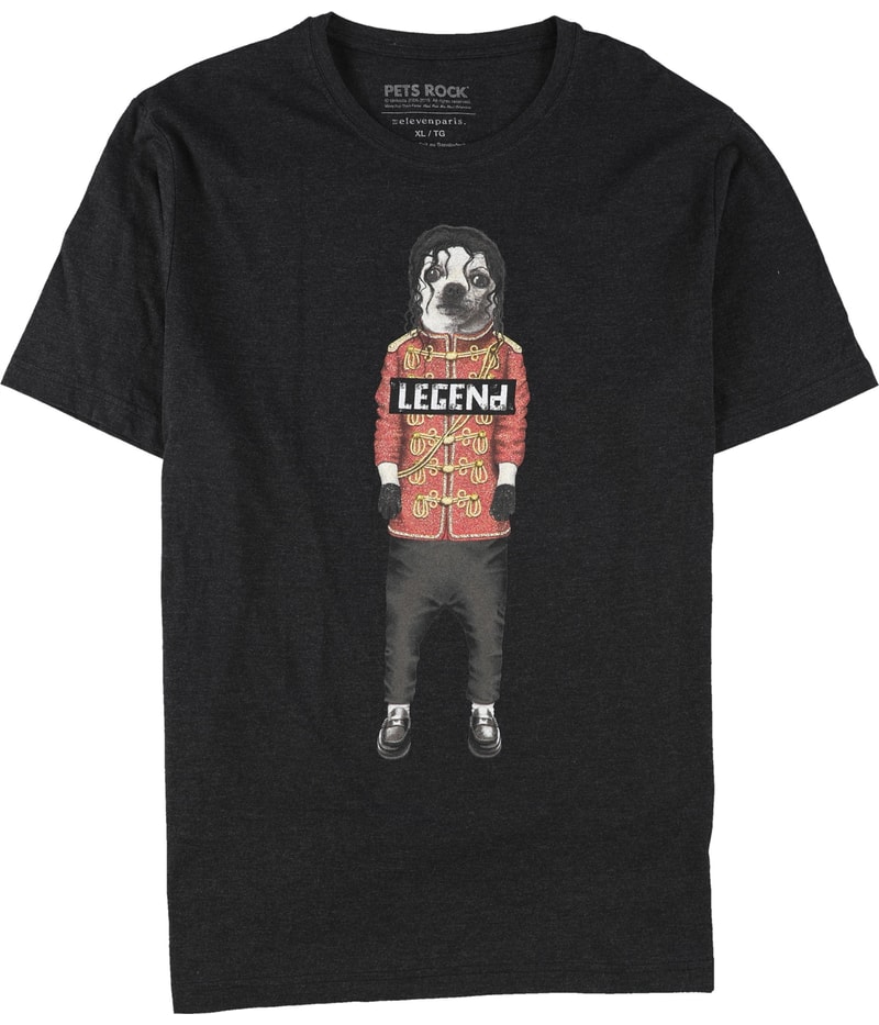 Elevenparis Mens Pop Dog Graphic T-Shirt
