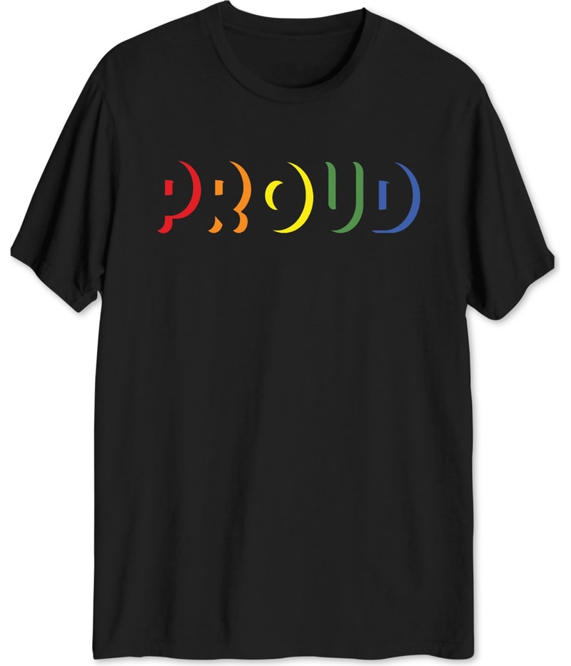 Jem Mens Proud Rainbow Graphic T-Shirt