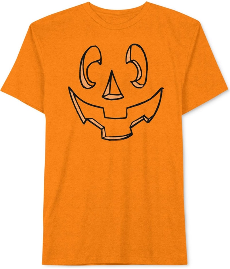 Jem Mens Carved jack-O-Lantern Graphic T-Shirt
