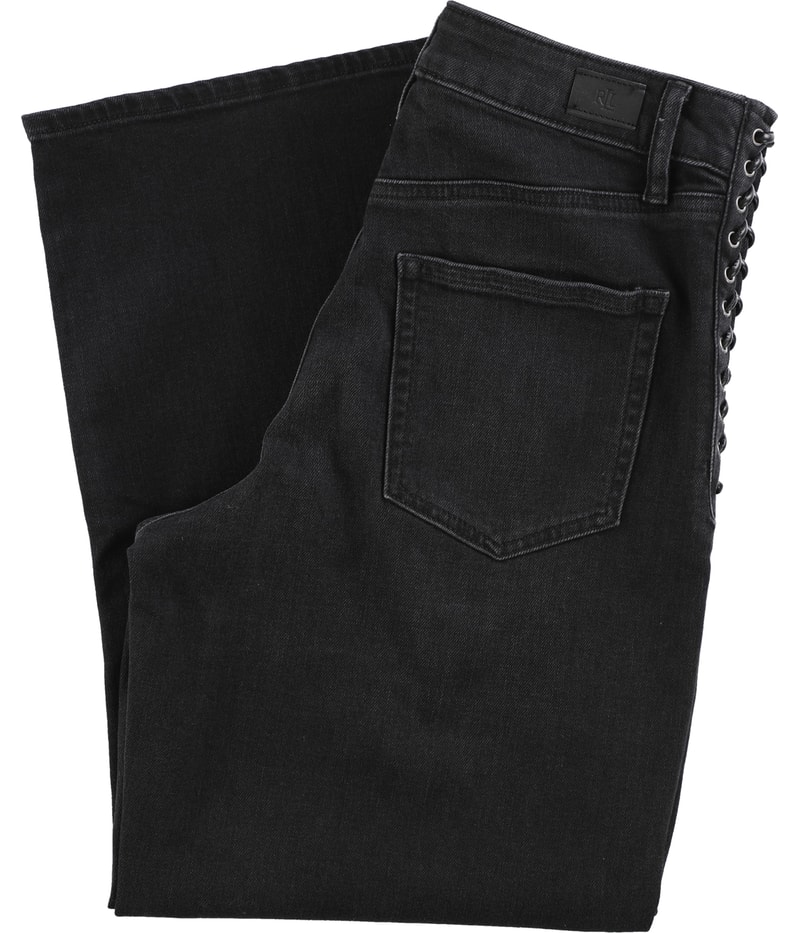 Ralph Lauren Womens Denim Tapered Cropped Capri Casual Pants