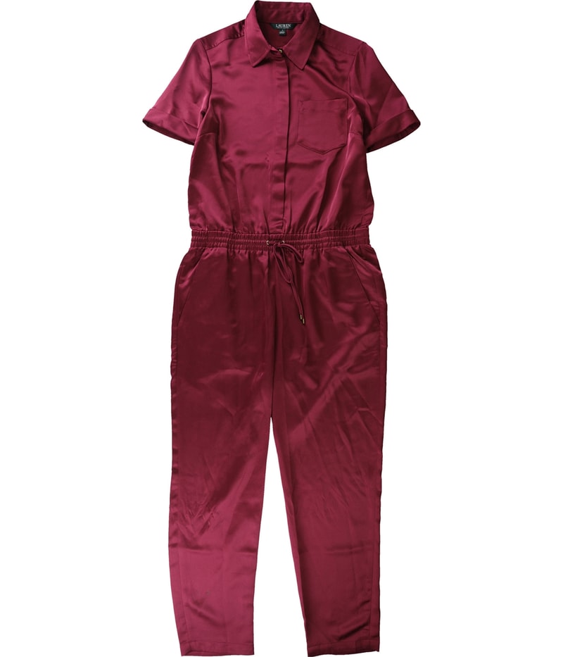 Ralph Lauren Womens Solid Jumpsuit