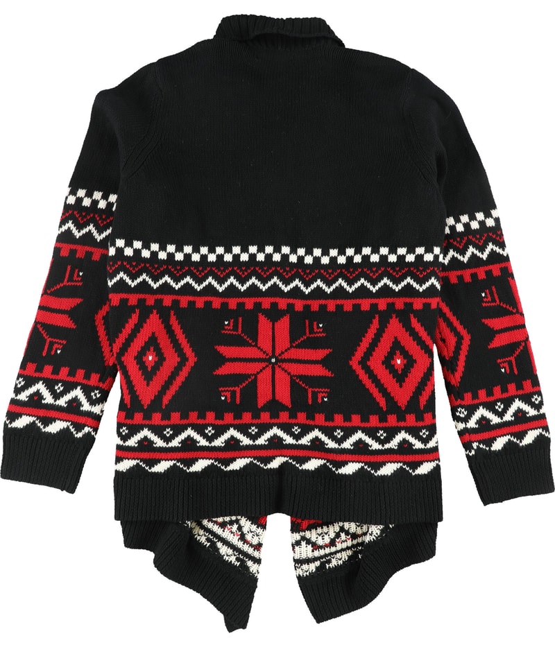 Ralph Lauren Womens Fair Isle Shawl Sweater