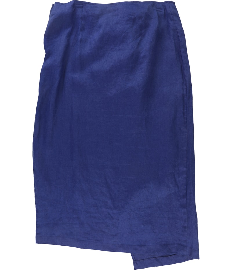 Ralph Lauren Womens Linen Midi Skirt
