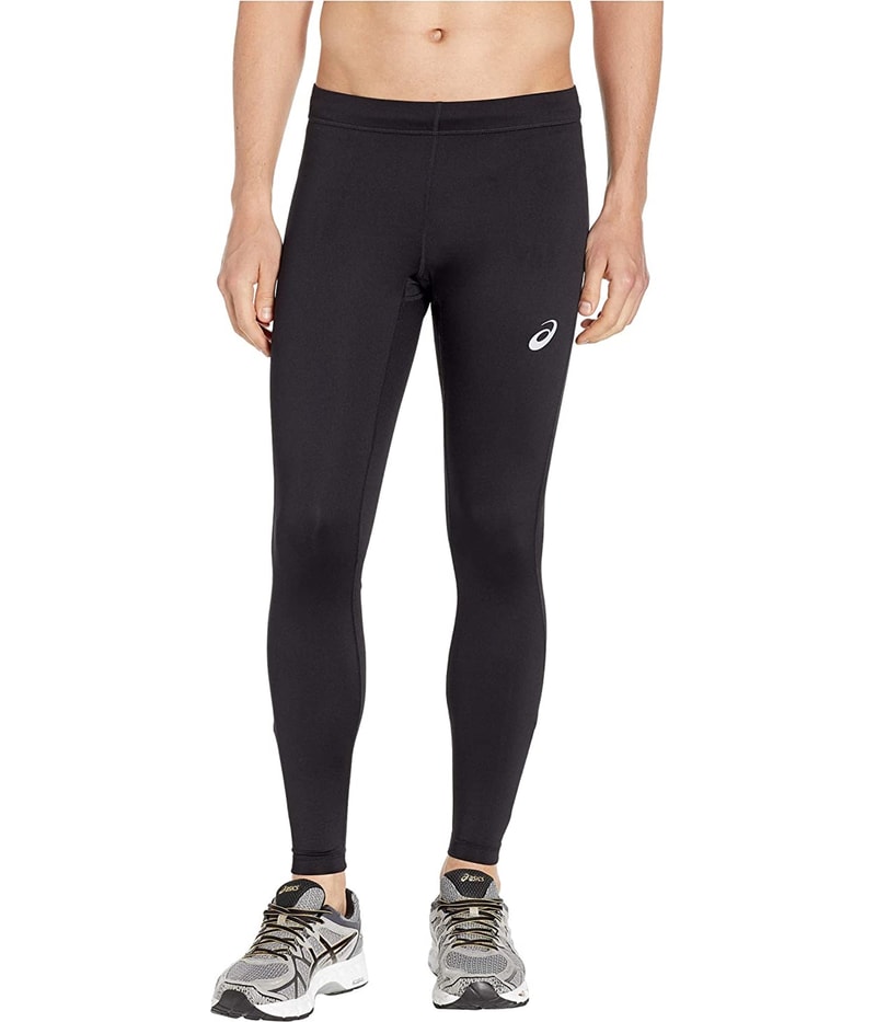 ASICS Mens Solid Tapered Compression Leggings Athletic Pants