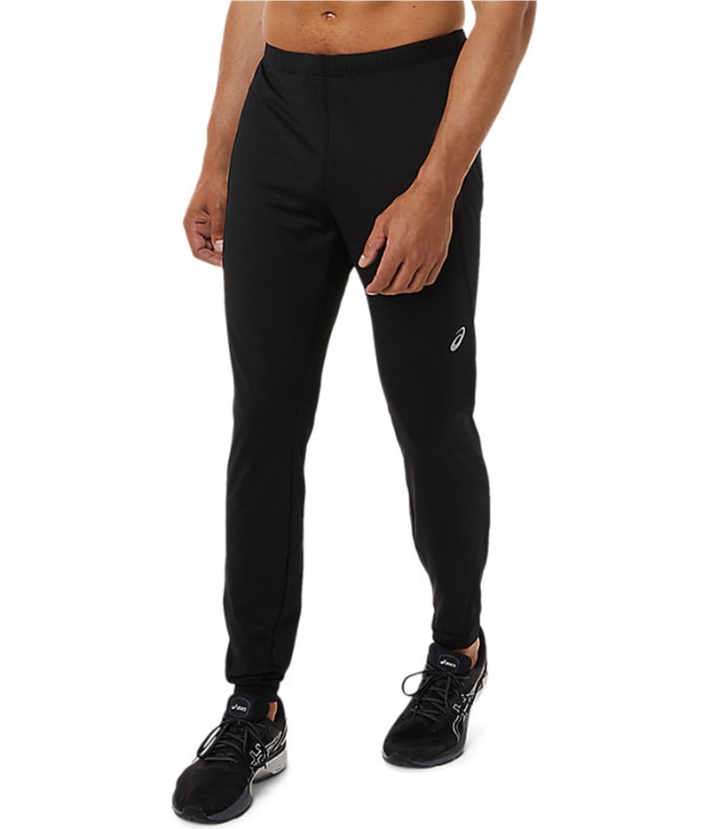 ASICS Mens Cold Weather Tight Tapered Compression Leggings Athletic Pants