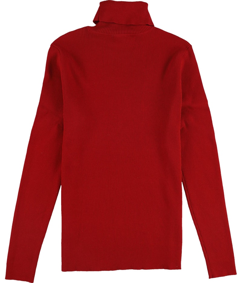 Ralph Lauren Womens Ribbed Turtleneck Pullover Sweater