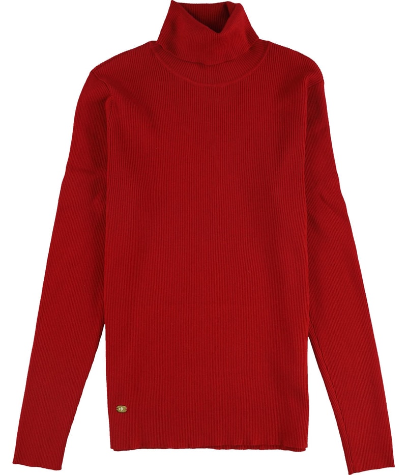 Ralph Lauren Womens Ribbed Turtleneck Pullover Sweater
