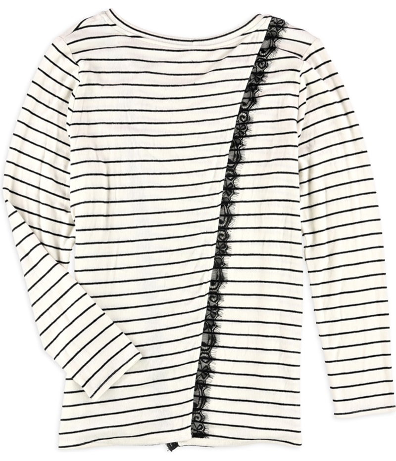 maison Jules Womens Long Sleeve Knit Blouse