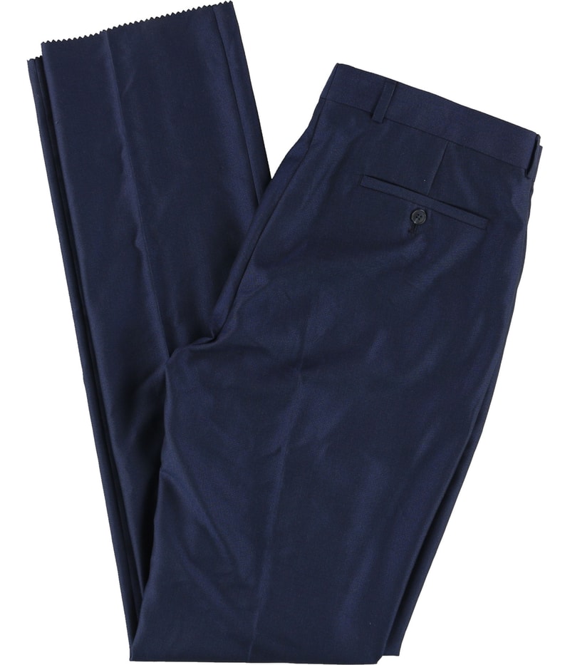 Kenneth Cole Mens Pindot Straight Leg Slacks Dress Pants