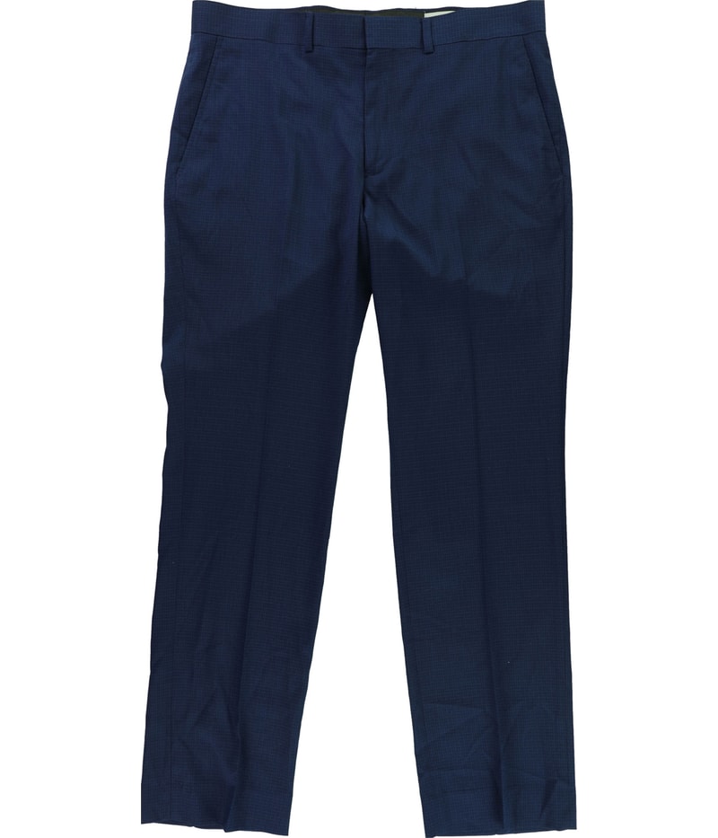 Kenneth Cole Mens Stylish Straight Leg Slacks Dress Pants