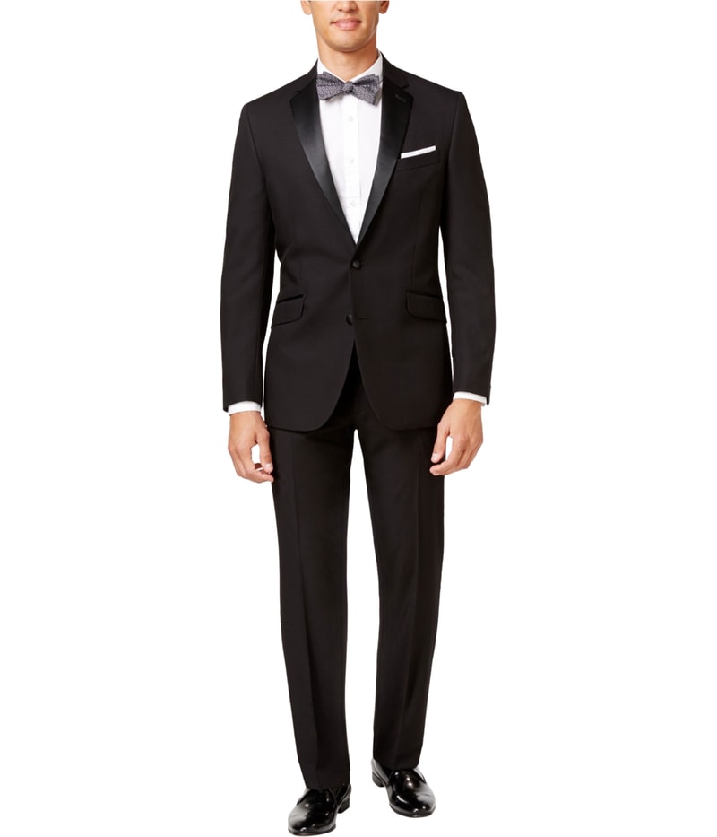 Kenneth Cole Mens Contrast Two Button Blazer Jacket