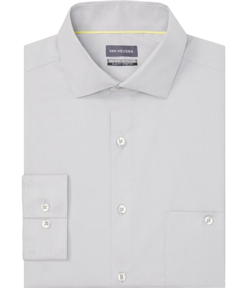 Van Heusen Mens Even Temperature Button Down Dress Shirt