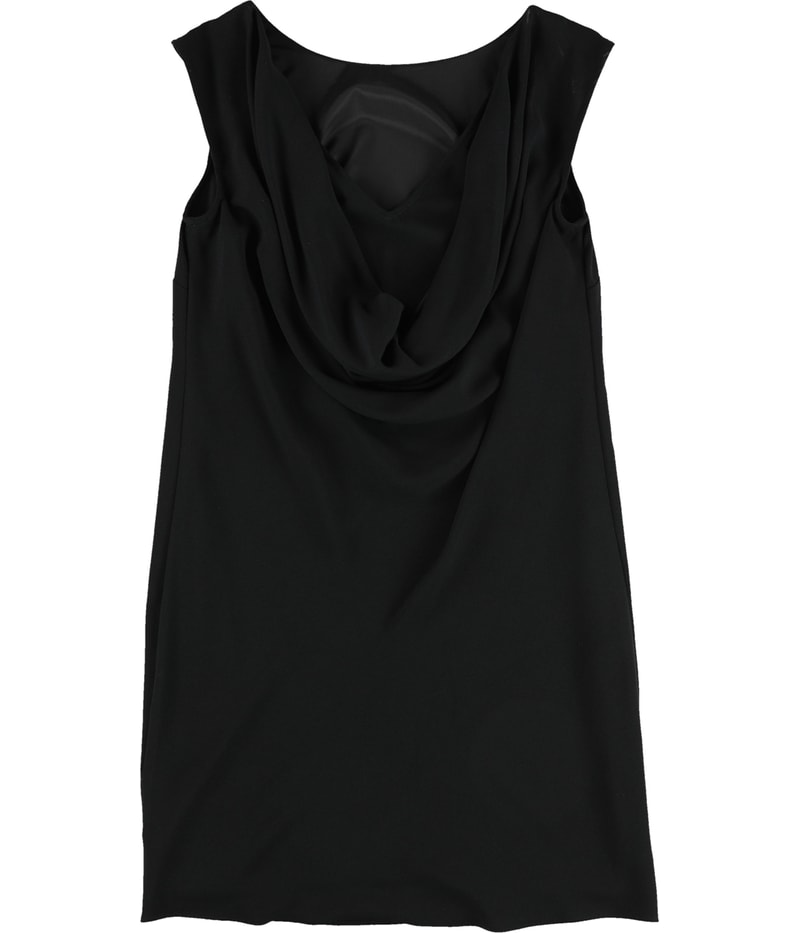 Trina Turk Womens Horizon Cowl Back Sheath Dress