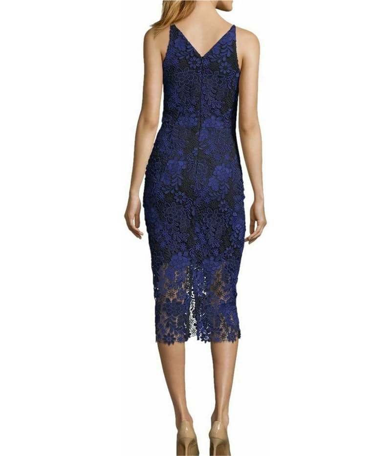 XSCAPE Womens Lace Sheath Dress