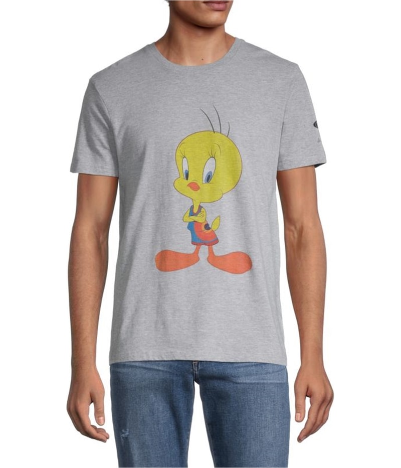 Elevenparis Mens Space Jam Tweety Graphic T-Shirt