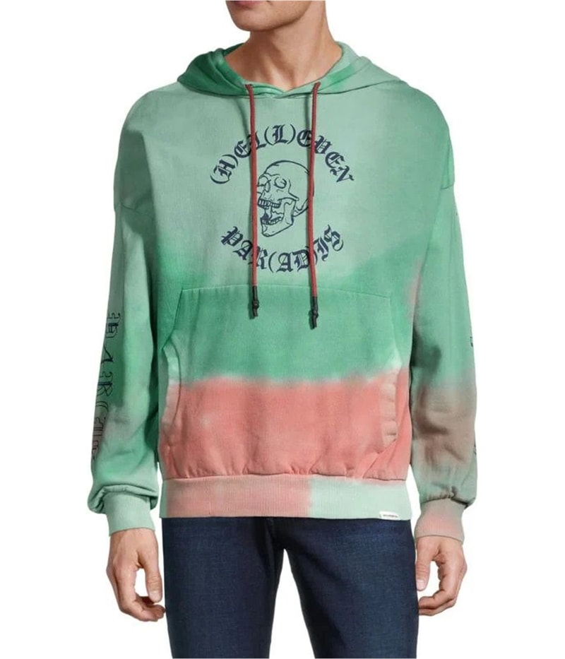 Elevenparis Mens Tie Dye Hoodie Sweatshirt