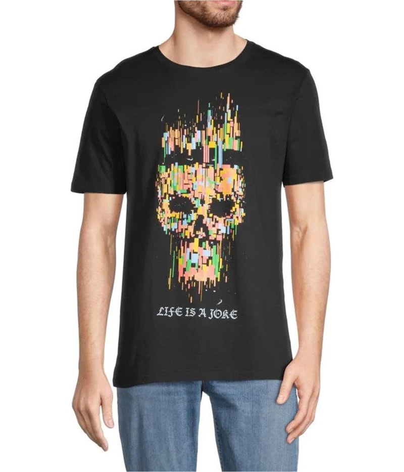 Elevenparis Mens Skull Graphic T-Shirt