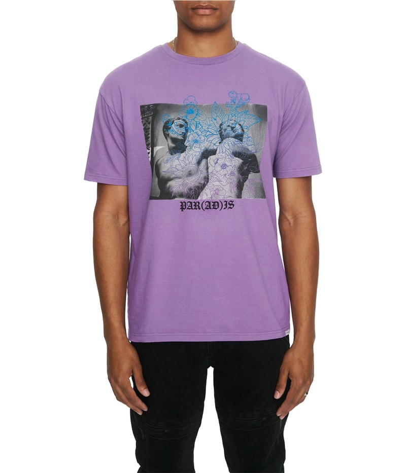 Elevenparis Mens Floral Paradise Graphic T-Shirt