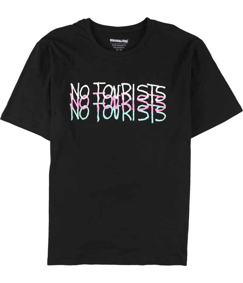 Elevenparis Mens No Tourists Graphic T-Shirt