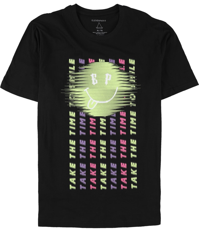 Elevenparis Mens Take The Time Graphic T-Shirt