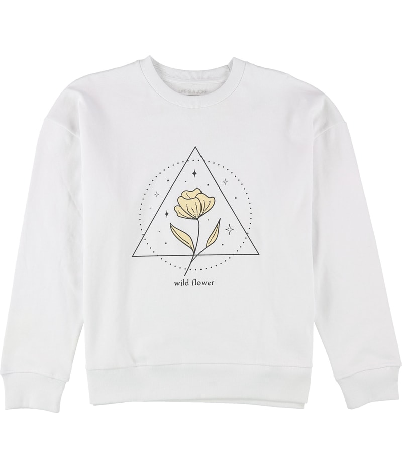Elevenparis Womens Wild Flower Sweatshirt in White, image 5 of 5