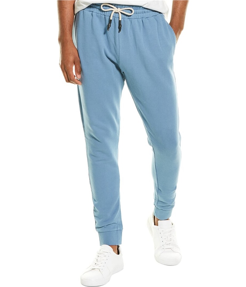 Elevenparis Mens Solid Drawstring Straight Leg Jogger Casual Pants